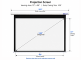 120 inch(4:3) Insta-Lock Projector Screen – view 3