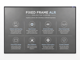 110 inch Fixed Frame Long Throw ALR Projector Screen – view 6