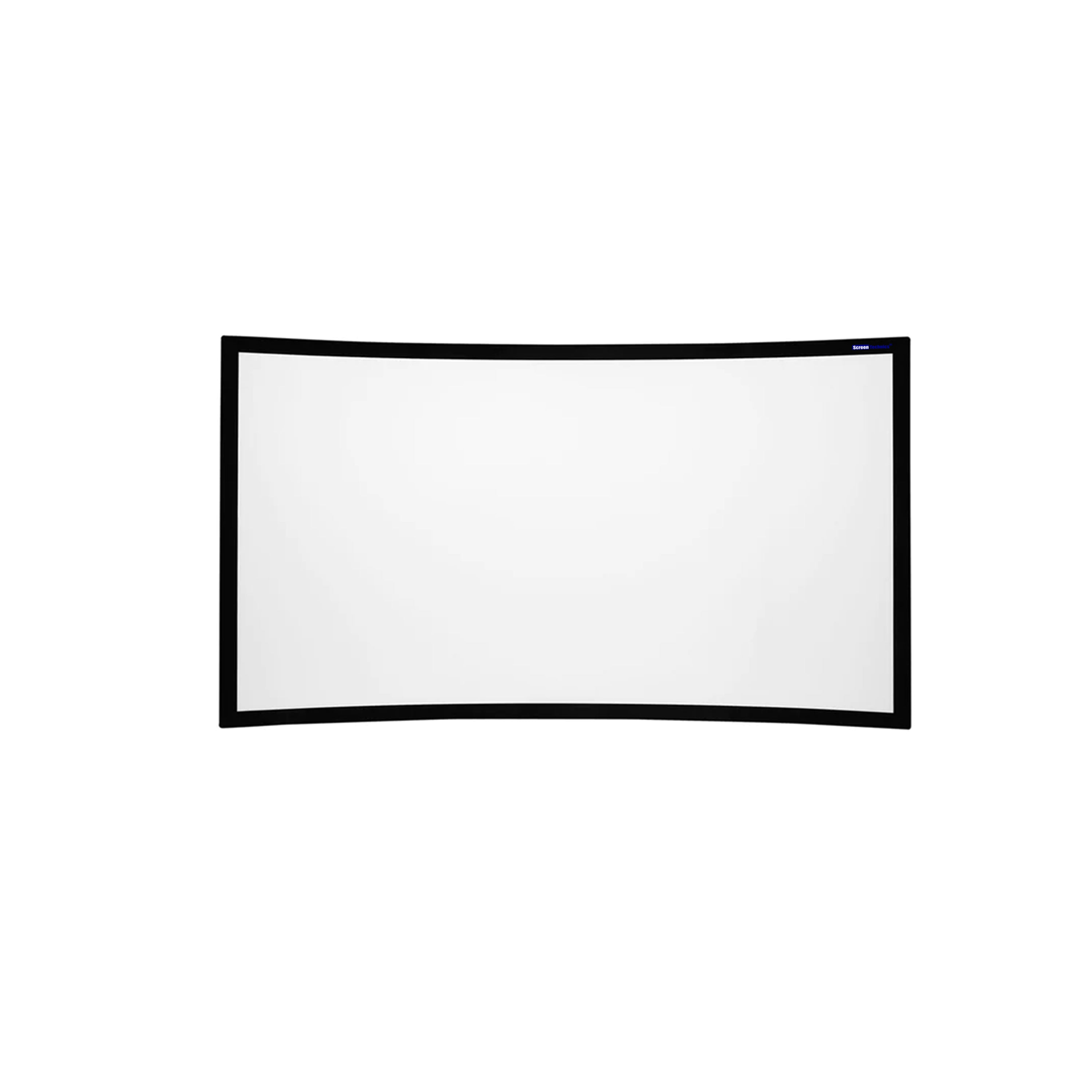 150" Curved Fixed Frame Projector Screen | 16:9 Aspect Ratio | 4K/8K Ultra HD | High-Tension Design | Ideal for Premium Home Theater