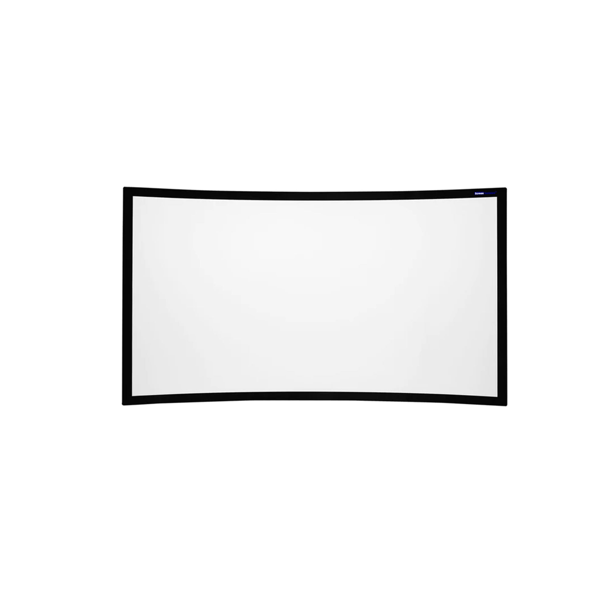 150 Curved Fixed Frame Perforated Acoustic Projector Screen | 16:9 Aspect Ratio | 4K/8K Ultra HD | Sound-Transparent | Ideal for Dedicated Cinema Rooms