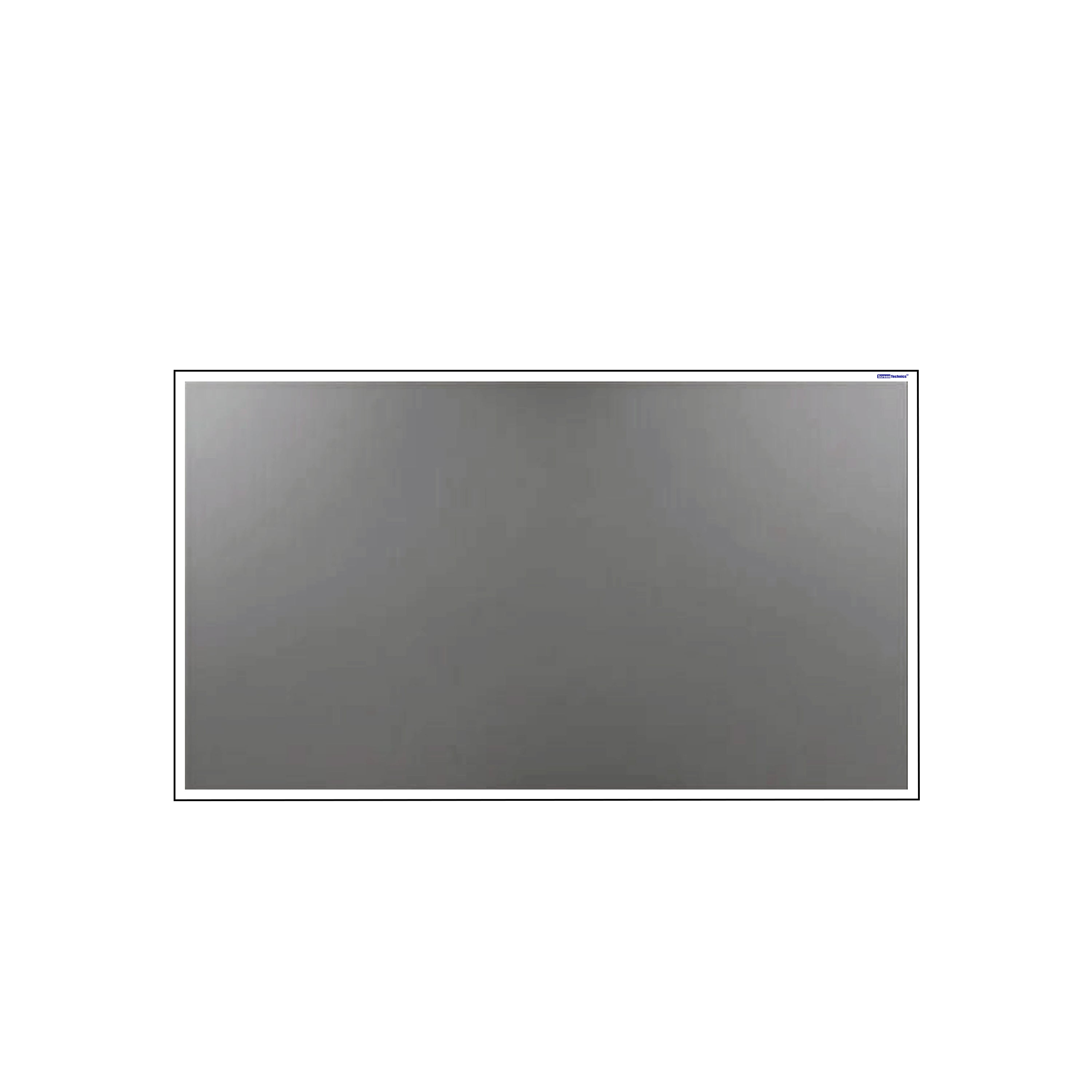 100 Diagonal, 16:9 Aspect Ratio Fixed Frame Projector Screen | Active 3D–4K–8K Ultra HD Matte Gray Fabric | Narrow 1 cm Velvet Finish Border | Ideal for Classroom, Office & Home Theater