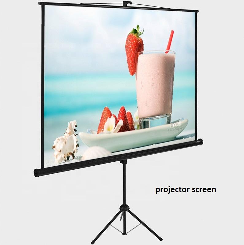 NEO 100- (254 cm) Tripod Projector Screen with Stand | 5  × 7  | Matte White Fabric | Indoor & Outdoor Use | Ideal for Home, School & Office Presentations (4:3 Aspect Ratio)