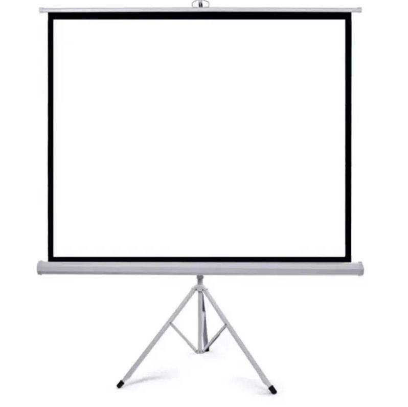 NEO 84- (213.36 cm) Tripod Projector Screen with Stand | 4  × 6  | Matte White Fabric | Indoor & Outdoor Use | Ideal for Home, School & Office Presentations (4:3 Aspect Ratio)