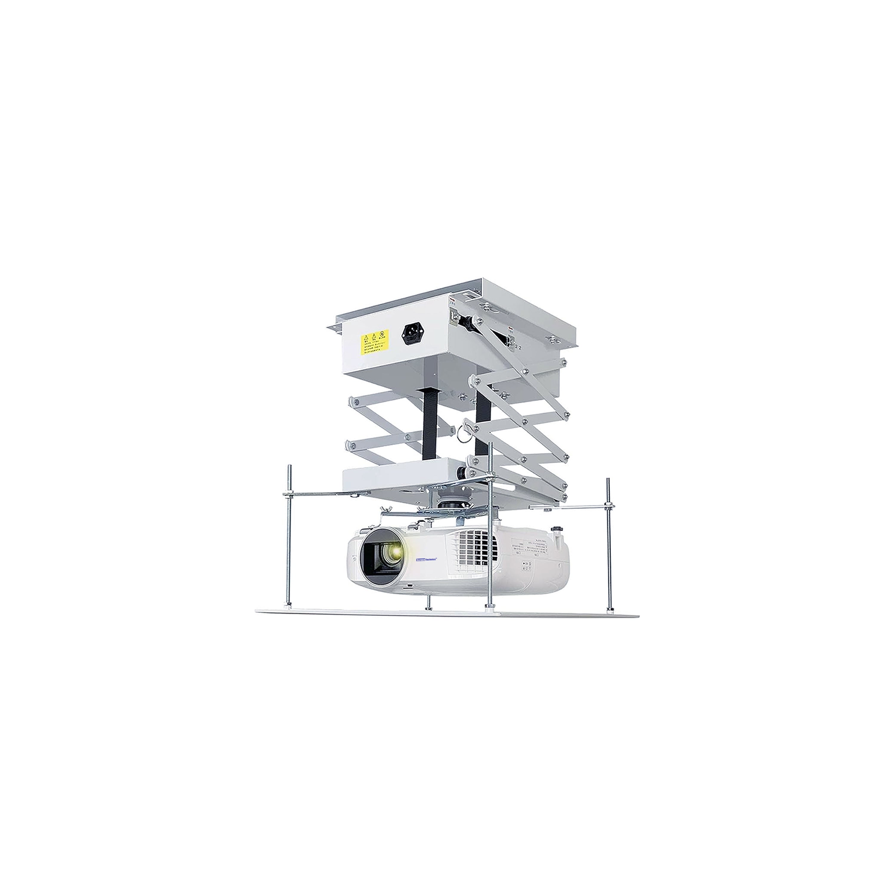 Screen Technics ST-ML3091 Motorized Projector Lift | Scissor-Type Ceiling Mount | Smooth Electric Operation | Suitable for Short-Throw & Standard Projectors