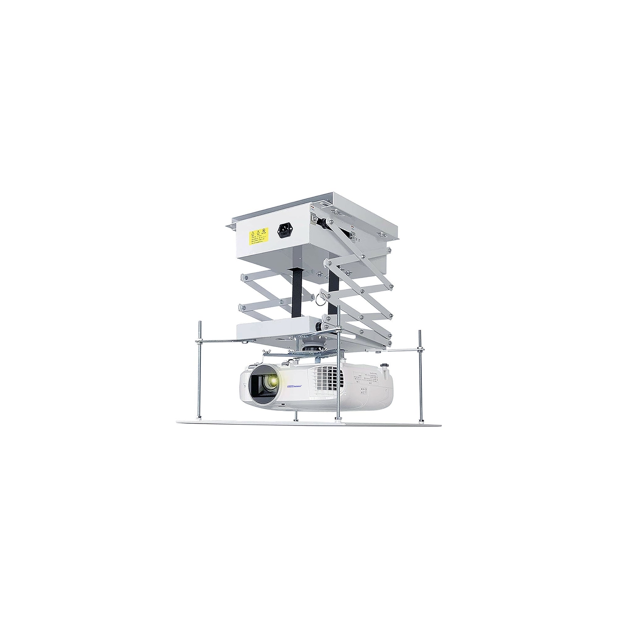 Screen Technics ST-ML-30152 Motorized Projector Lift | Heavy-Duty Scissor Mechanism | 152 cm Travel | Remote Control || Suitable for Short-Throw & Standard Projectors
