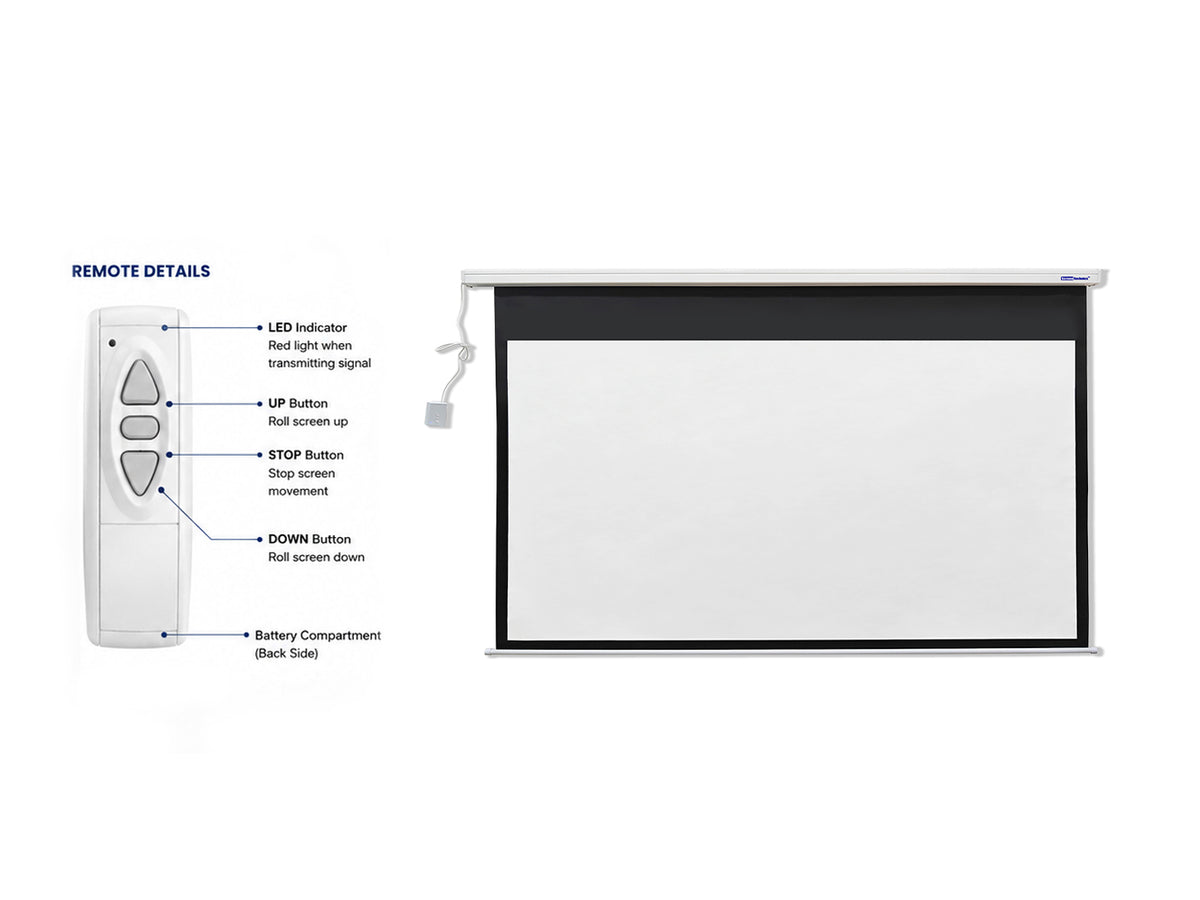 Projector Screen Motorized-Projector