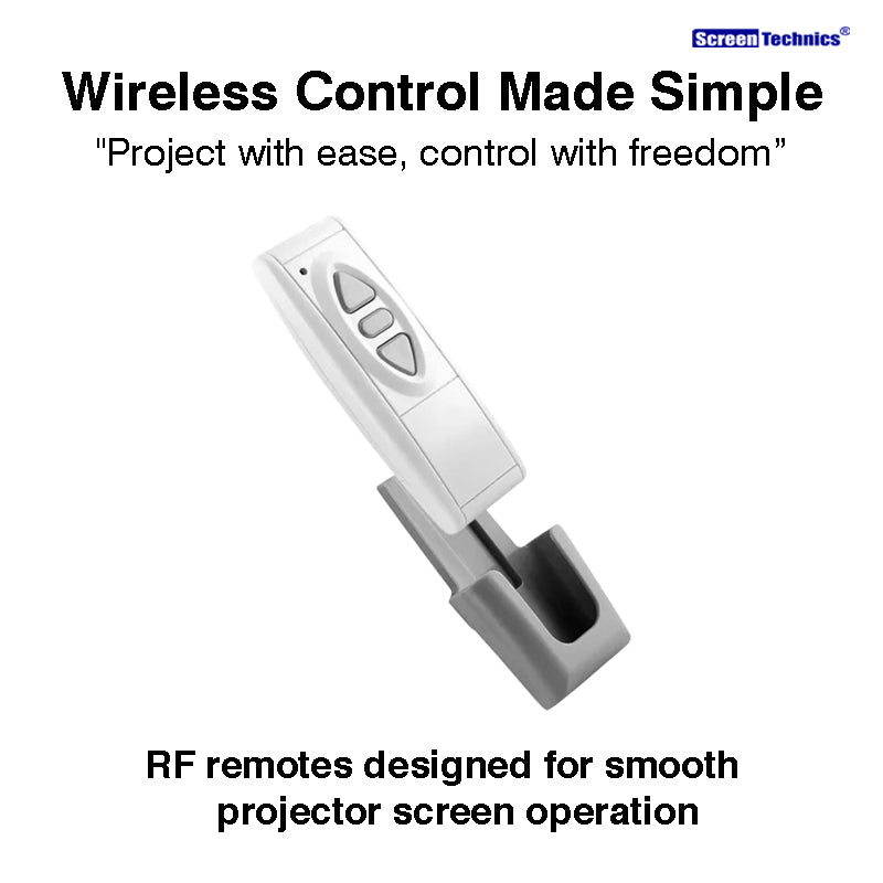 100 Motorized Projector Screen (16:9) | HD Matte White | Smooth Lift Motor | Home Cinema Ready