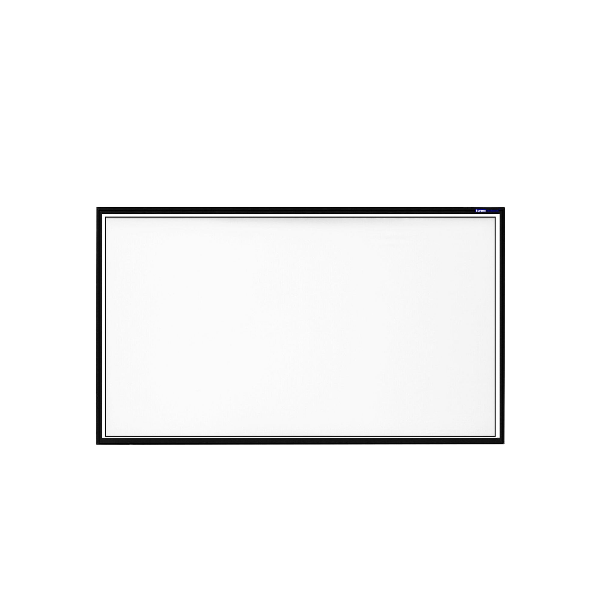 100 Diagonal 16:9 Aspect Ratio, 7.3 x 4.1 Feet Fixed Frame Projector Screen | Active 3D–4K–8K Ultra HD Matte White Fabric | 1 cm Narrow Velvet Finish Border | Ideal for Classroom, Office & Home Theater