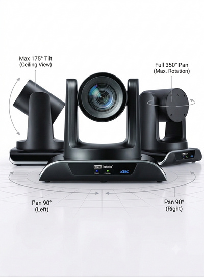 Screen Technics ST-VCAI-4K 20X Optical Zoom 4K Ultra HD PTZ conference camera with remote control